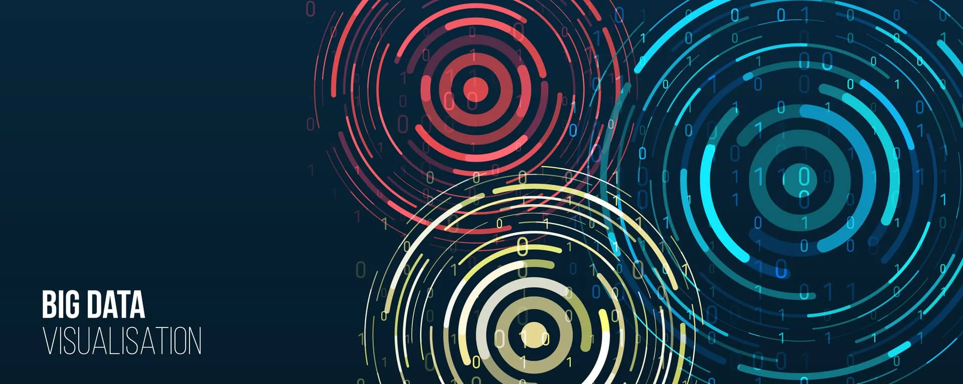 Big data visualization with circular binary patterns